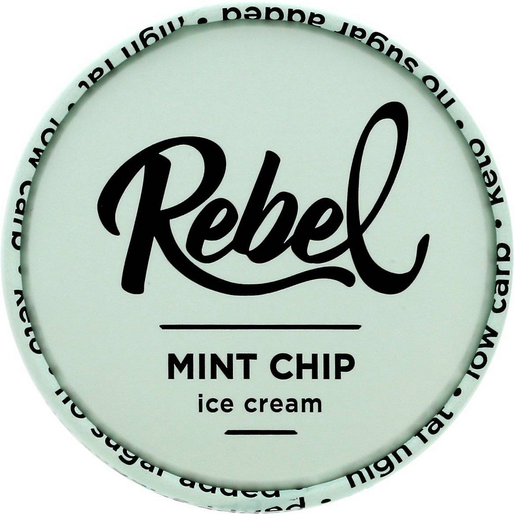 slide 3 of 3, Rebel Creamery Rebel Mint Chip Ice Cream, 1 pint