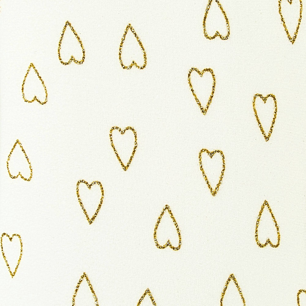 slide 2 of 3, Girls' Nylon Glitter Heart Printed Tights - Cat & Jack S, 1 ct