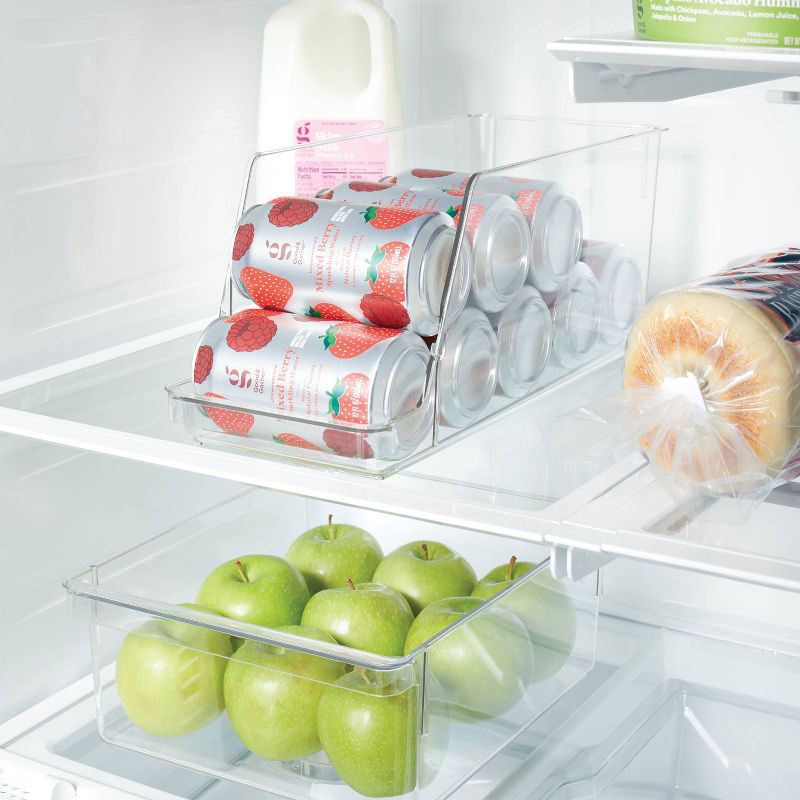 slide 2 of 3, Soda Fridge & Pantry Organizer Clear - Brightroom™: PETG Kitchen Storage, Refrigerator & Cabinet Bin, 1 ct