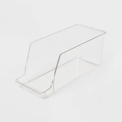 Soda Fridge & Pantry Organizer Clear - Brightroom™: PETG Kitchen Storage, Refrigerator & Cabinet Bin