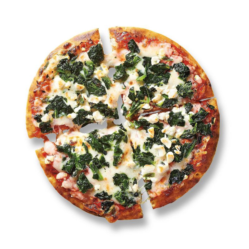 slide 2 of 3, Frozen Spinach & Goat Cheese Mini Pizza - 7.4oz - Good & Gather™, 7.4 oz