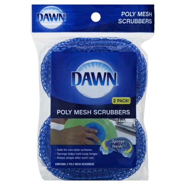 slide 1 of 2, Dawn Scrubbers 2 ea, 2 ct