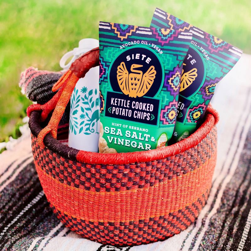 slide 7 of 7, Siete Sea Salt Vin Kettle Potato Chips - 5.5oz, 5.5 oz