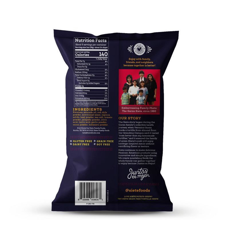 slide 2 of 5, Siete Fuego Kettle Cooked Potato Chips - 5.5oz, 5.5 oz