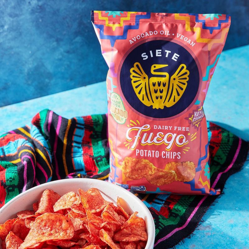 slide 3 of 5, Siete Fuego Kettle Cooked Potato Chips - 5.5oz, 5.5 oz