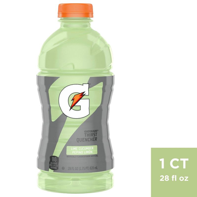 slide 1 of 3, Gatorade Lime Cucumber Sports Drink - 28 fl oz Bottle, 28 fl oz