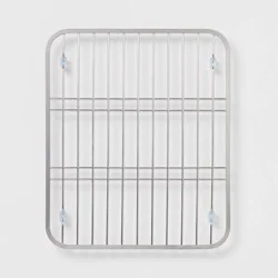 12.5"x 10.5" Wire Sink Mat Silver - Brightroom™