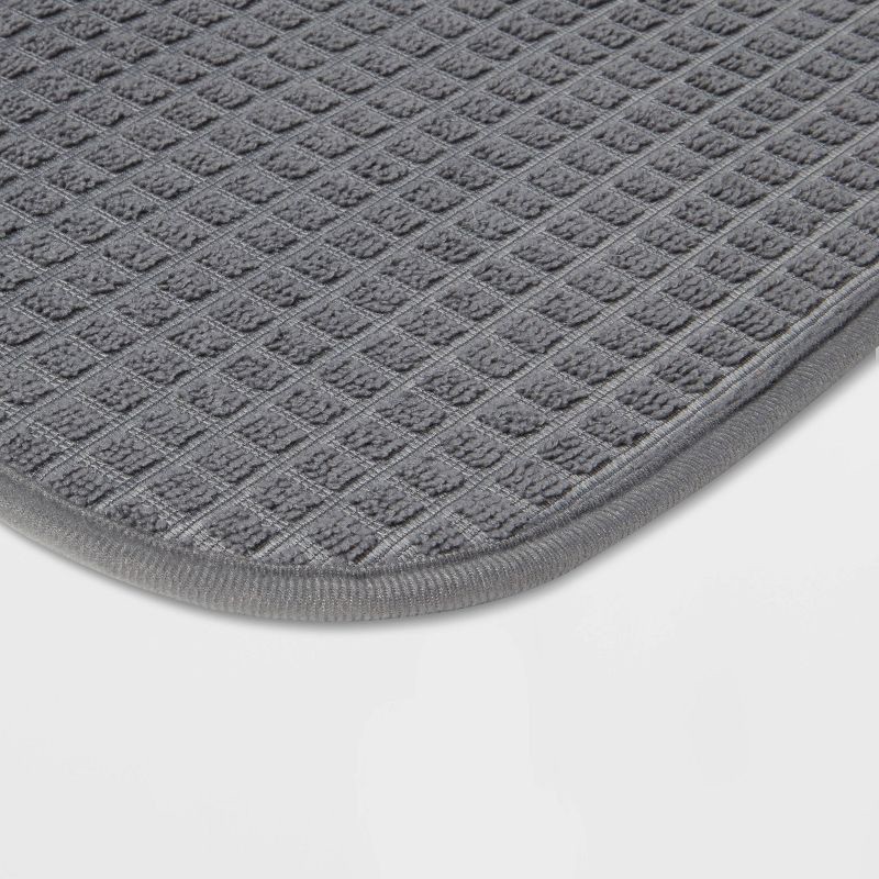 slide 3 of 3, 18"x 24" Drying Mat Dark Gray - Brightroom™, 1 ct