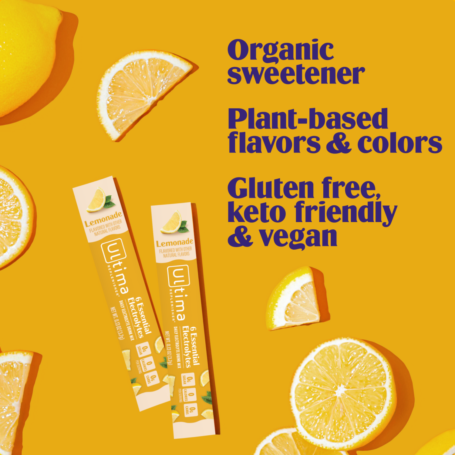 slide 3 of 4, Ultima Replenisher Lemonade Stick Pack, 1 ct