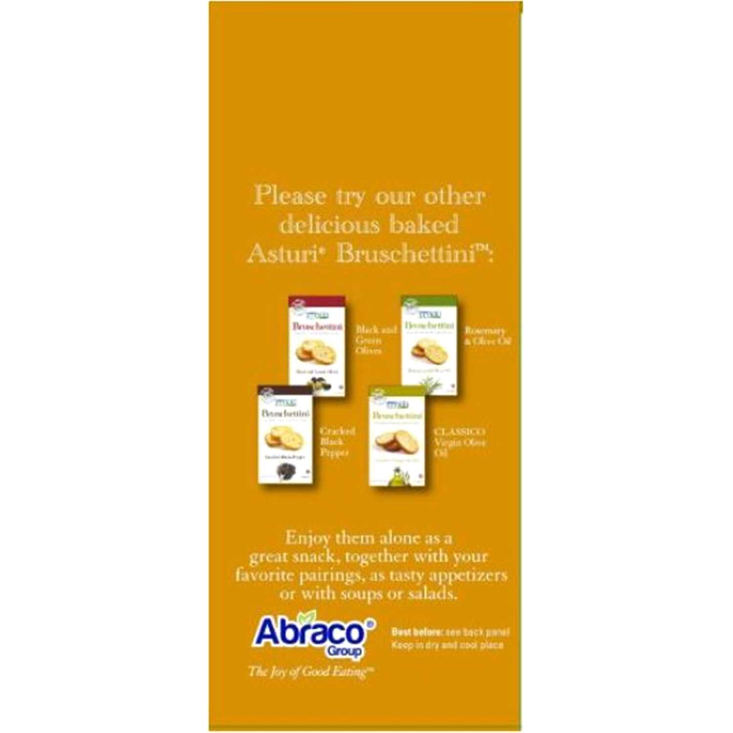 slide 2 of 3, Asturi Garlic & Parsley Bruschettini, 4.23 oz