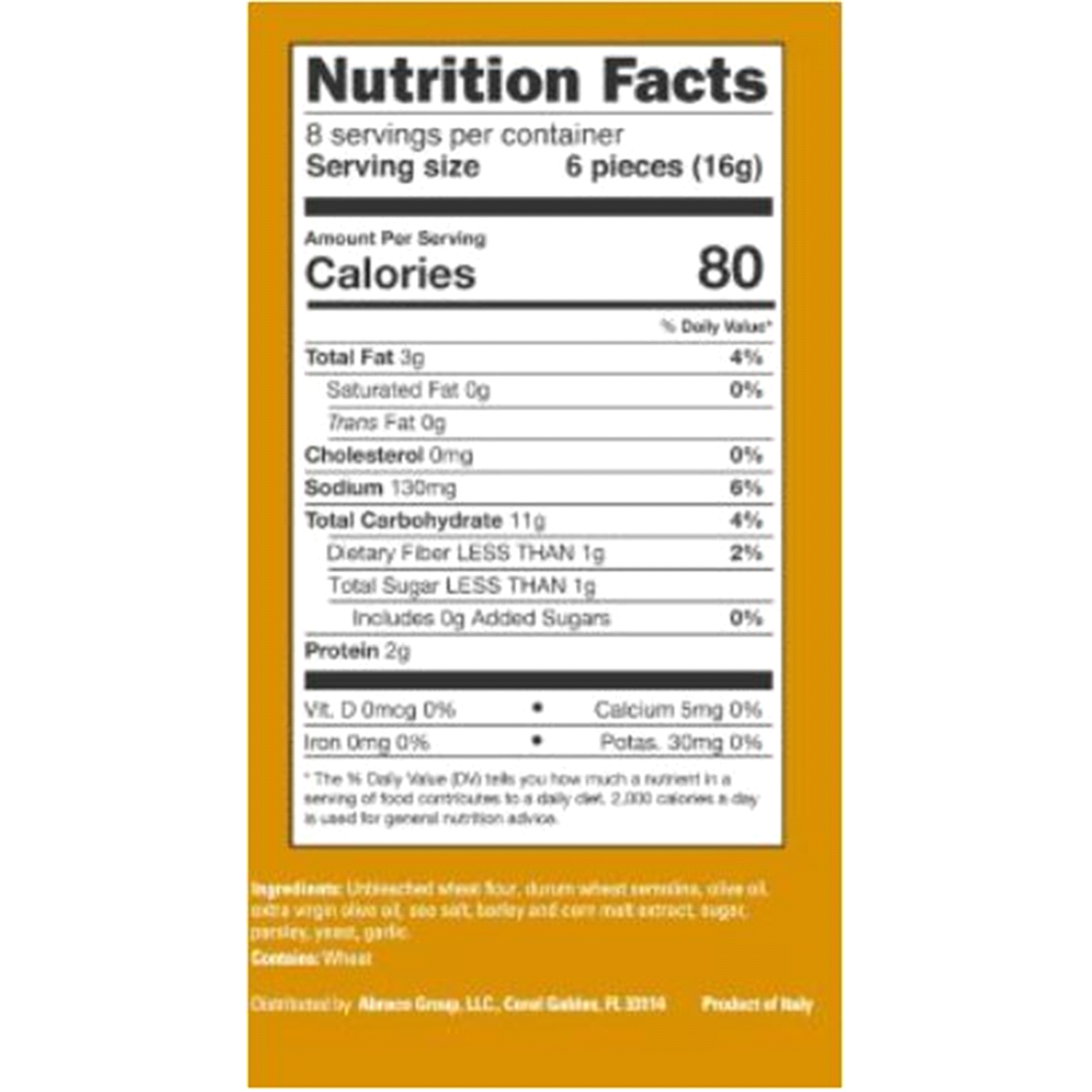 slide 3 of 3, Asturi Garlic & Parsley Bruschettini, 4.23 oz