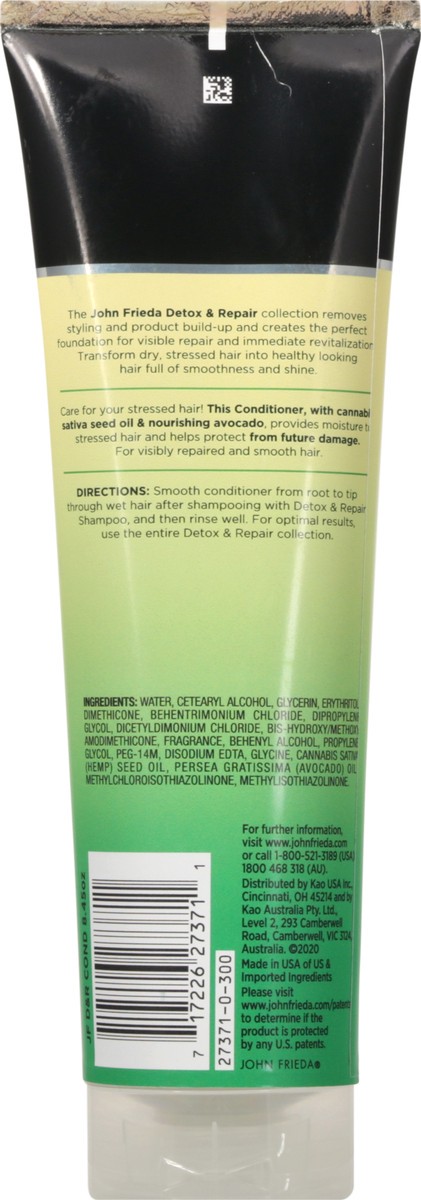 slide 6 of 9, John Frieda Repair Detox Cond, 8.45 fl oz