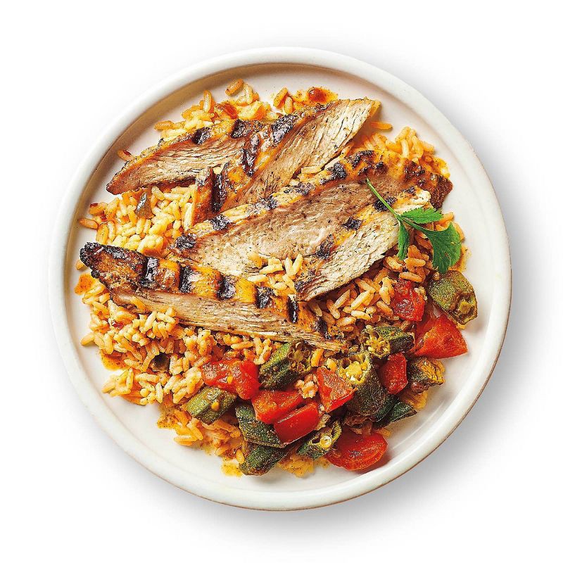 slide 4 of 5, Cajun Seasoned Grilled Chicken Breast Strips - 12oz - Good & Gather™, 12 oz