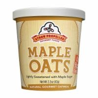 slide 1 of 1, Straw Propeller Maple Oats Oatmeal, 2.2 oz