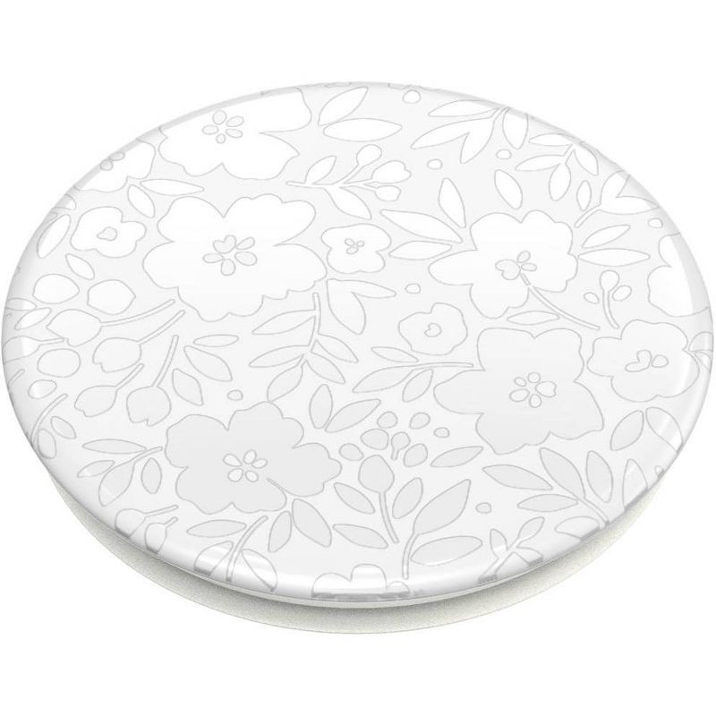 slide 3 of 5, PopSockets PopGrip Floral Cell Phone Grip & Stand - Blanc Fresh, 1 ct