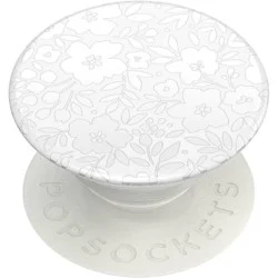PopSockets PopGrip Floral Cell Phone Grip & Stand - Blanc Fresh