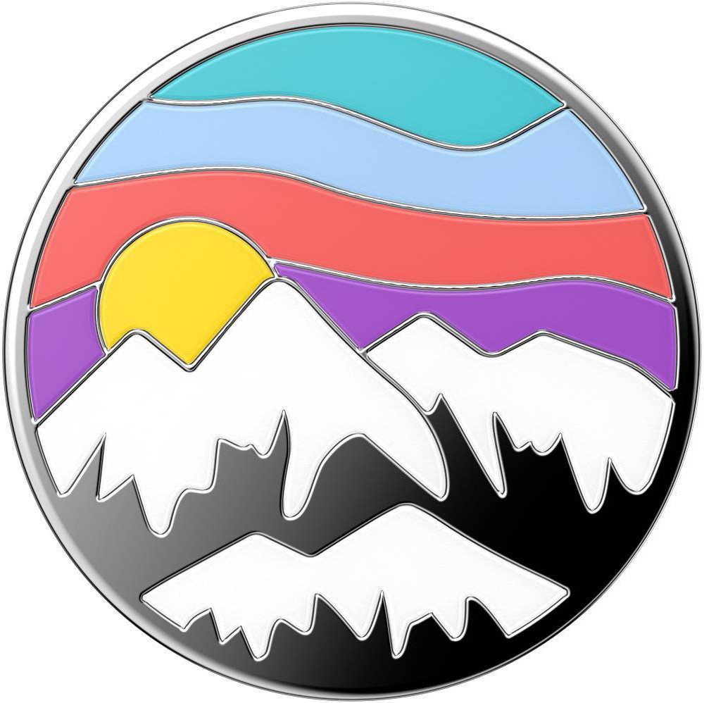 slide 3 of 5, PopSockets PopGrip Enamel Cell Phone Grip & Stand - Altitude Adjustment, 1 ct