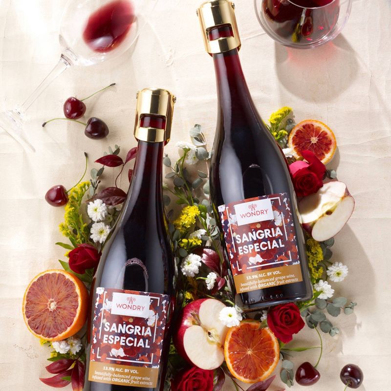 slide 2 of 3, Wondry Cocktail Wines Sangria Especial - 750ml Bottle, 750 ml