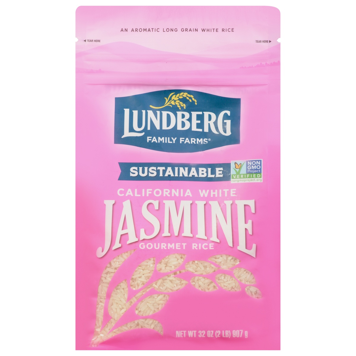 slide 1 of 8, Lundberg Family Farms California White Jasmine Gourmet Rice 32 oz, 32 oz