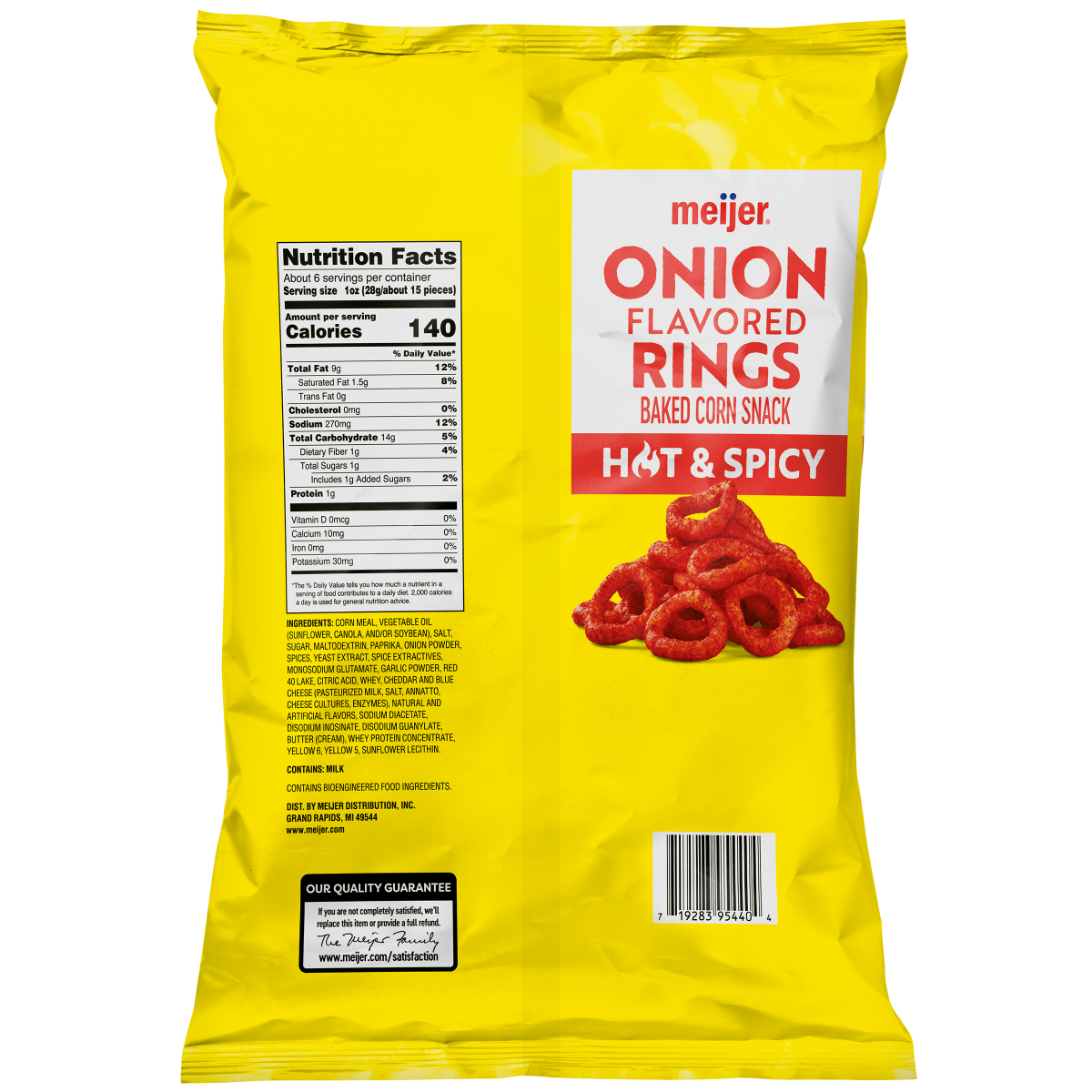 slide 2 of 5, Meijer Onion Rings Flaming Hot 6 Oz, 6 oz