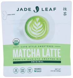 Jade Leaf Cafe Style Sweetened Original Matcha Latte Mix 3.5 oz
