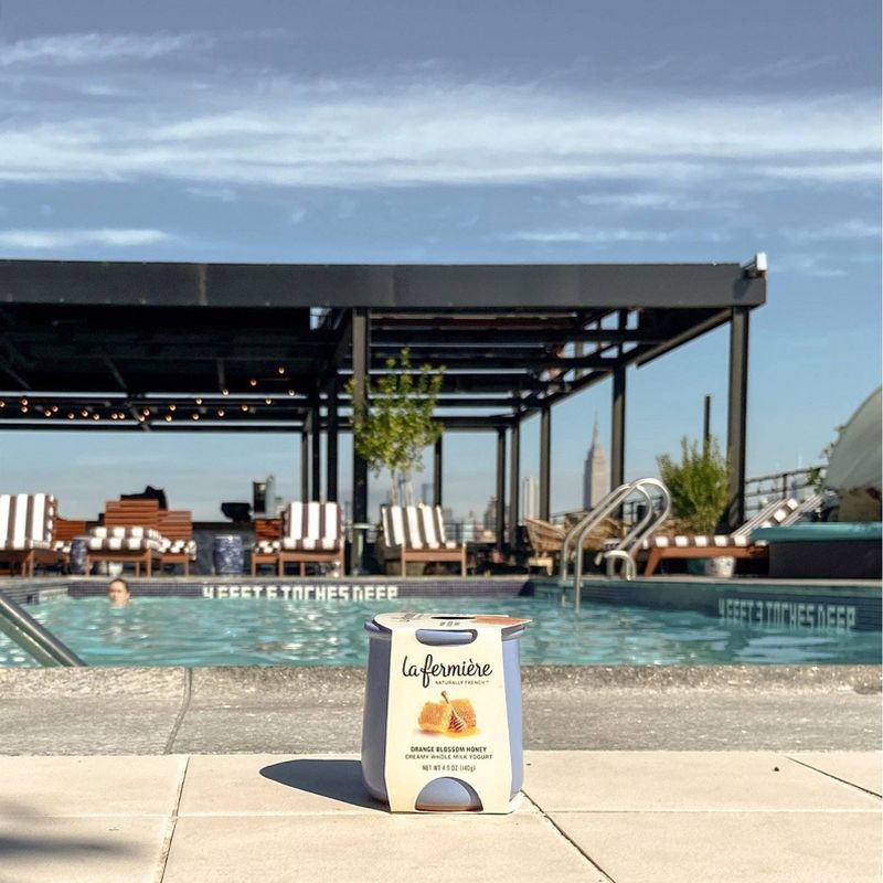 slide 3 of 3, La Fermiere Orange Blossom Honey Naturally French Yogurt - 4.9oz, 4.9 oz