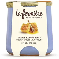 La Fermiere Orange Blossom Honey Naturally French Yogurt - 4.9oz