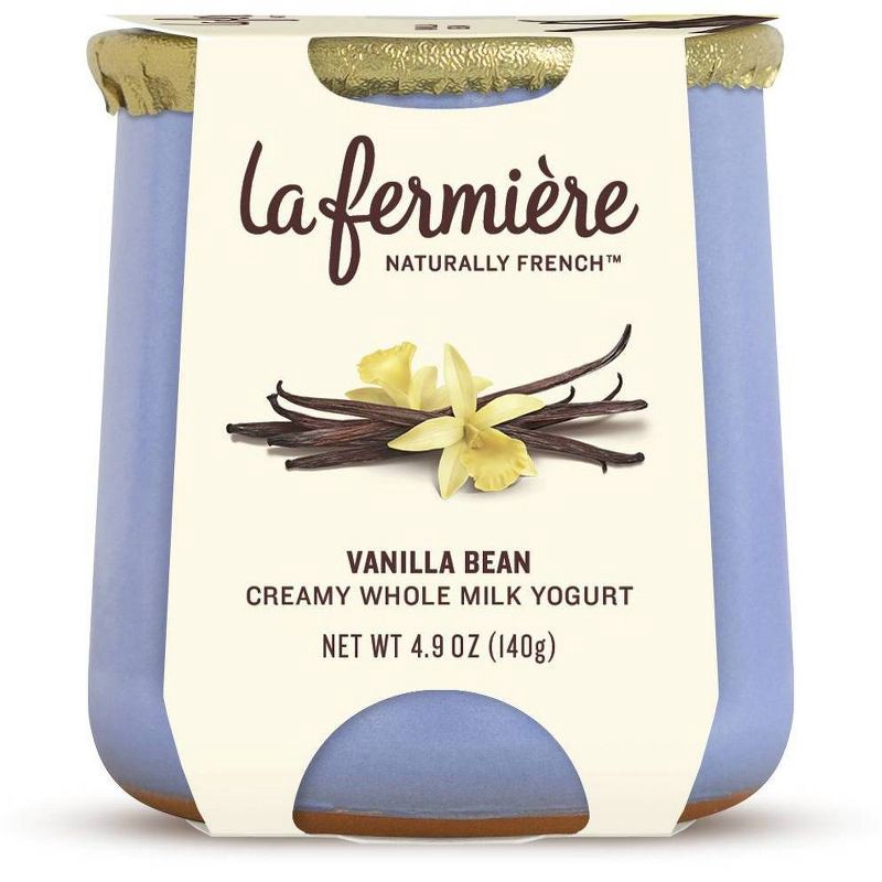 slide 1 of 4, La Fermiere Vanilla Bean Naturally French Yogurt - 4.9oz, 4.9 oz