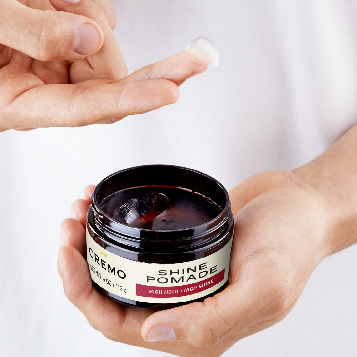 slide 5 of 5, Cremo Premium Barber Grade Hair Styling Shine Pomade, 1 ct