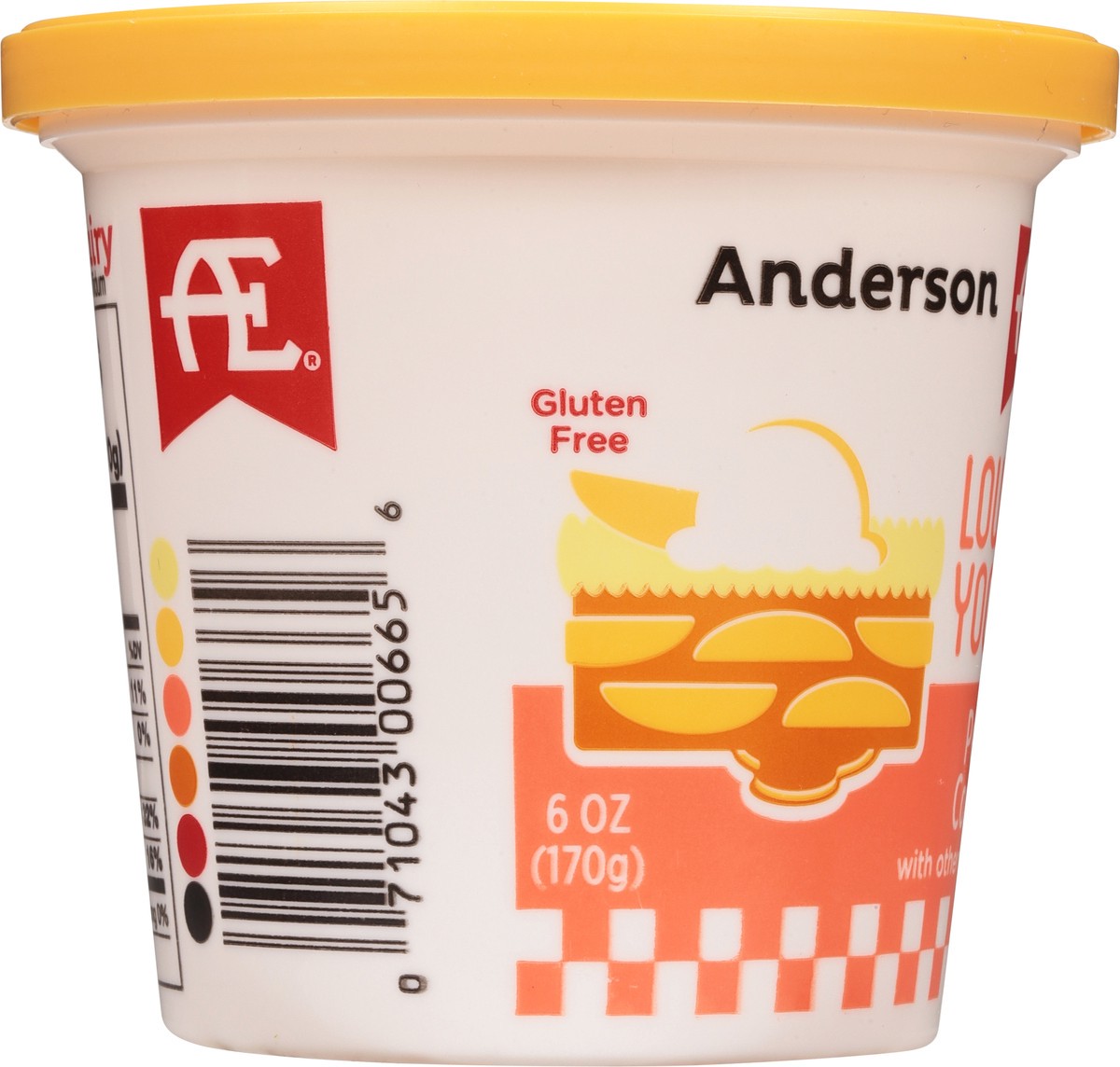 slide 11 of 11, Anderson Erickson Dairy Lowfat Peach Cobbler Yogurt 6 oz, 6 oz