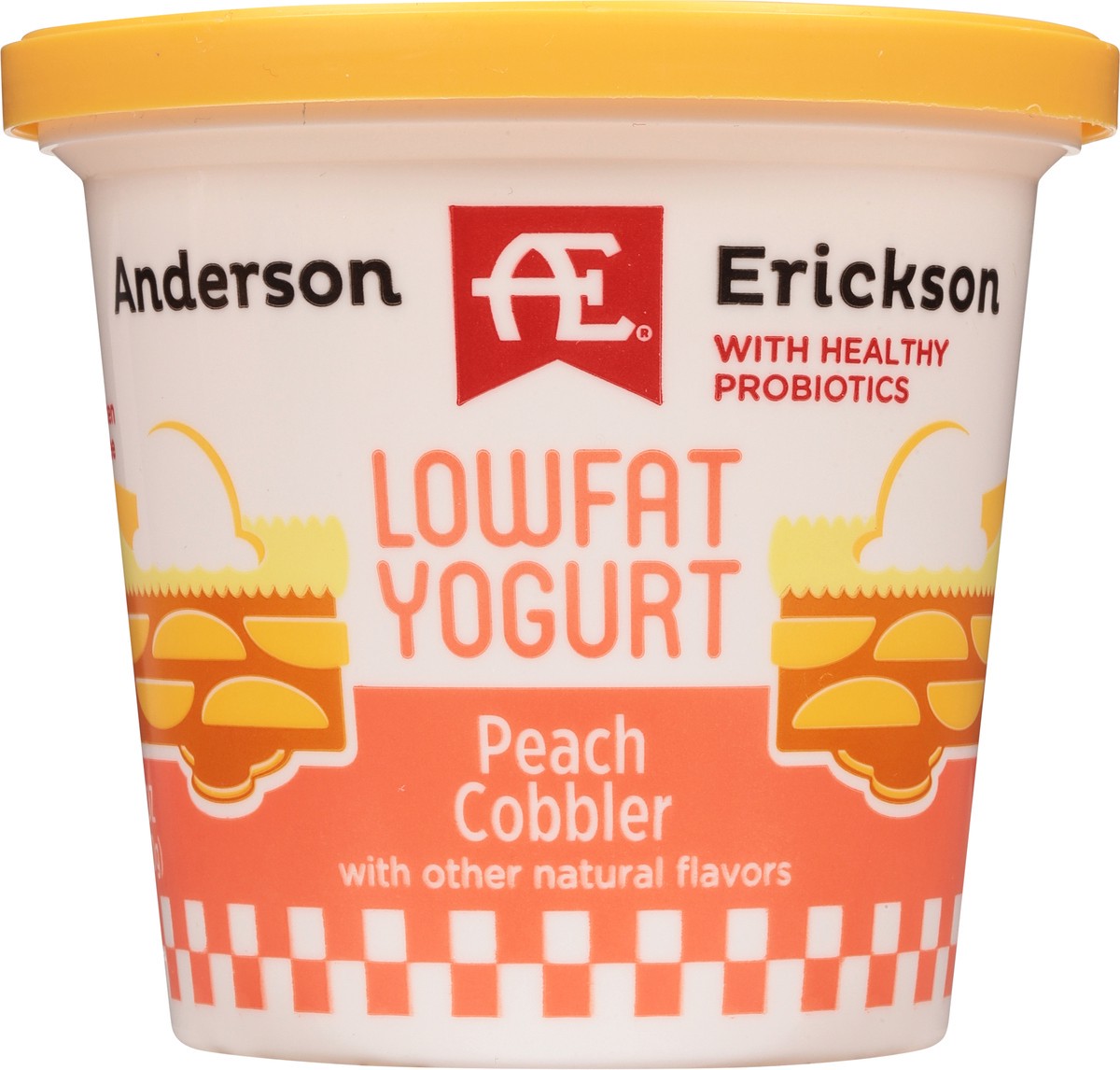 slide 6 of 11, Anderson Erickson Dairy Lowfat Peach Cobbler Yogurt 6 oz, 6 oz