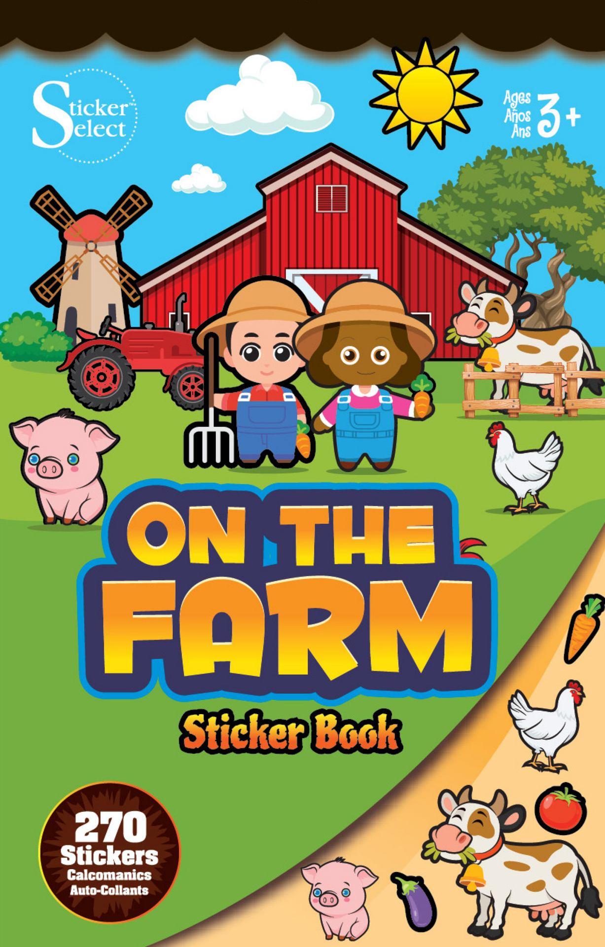 slide 1 of 1, Sticker Select Sticker Book Farm, 1 ct