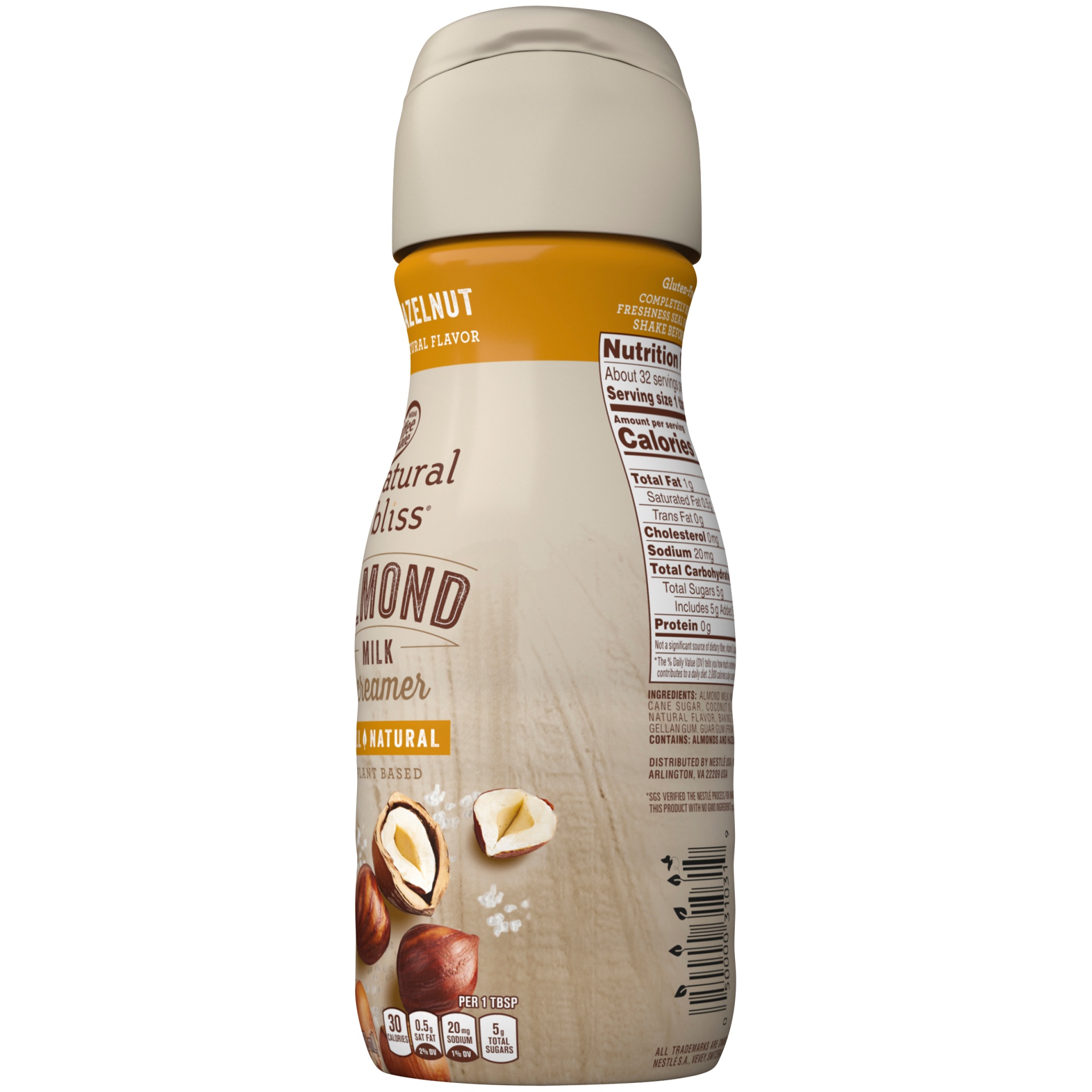 slide 2 of 7, Nestlé Coffee Mate Hazelnut Flavored Almond Milk Creamer, 16 fl oz