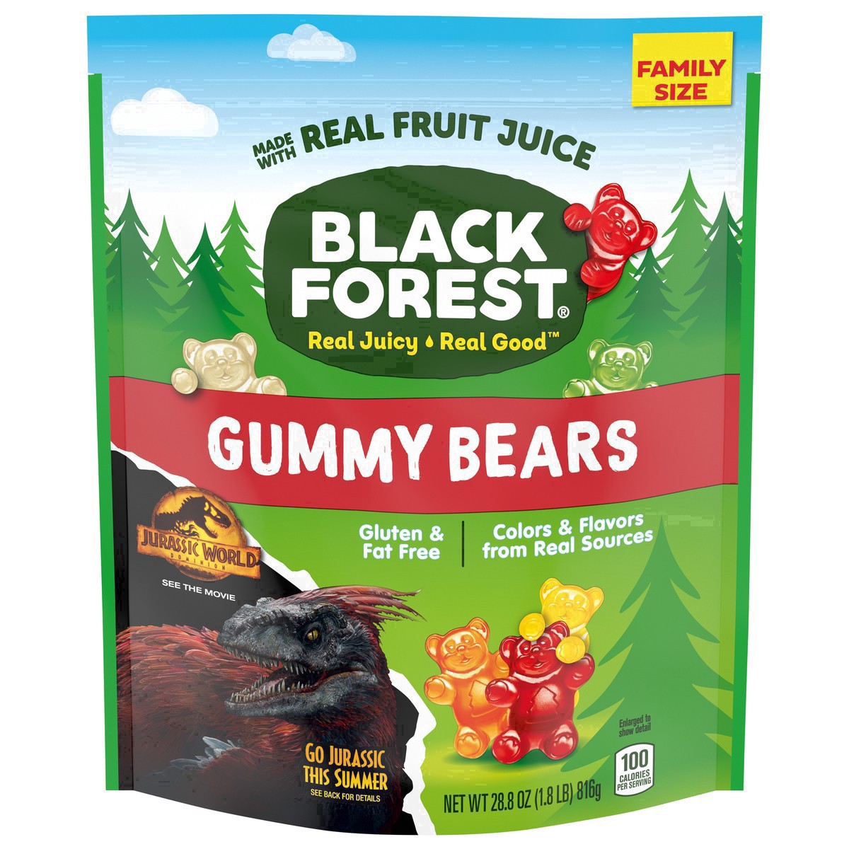 slide 14 of 35, Black Forest Gummy Bears with Real Fruit Juice, 