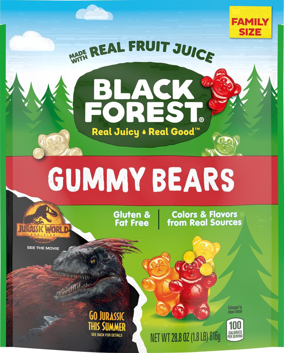 slide 15 of 35, Black Forest Gummy Bears with Real Fruit Juice, 