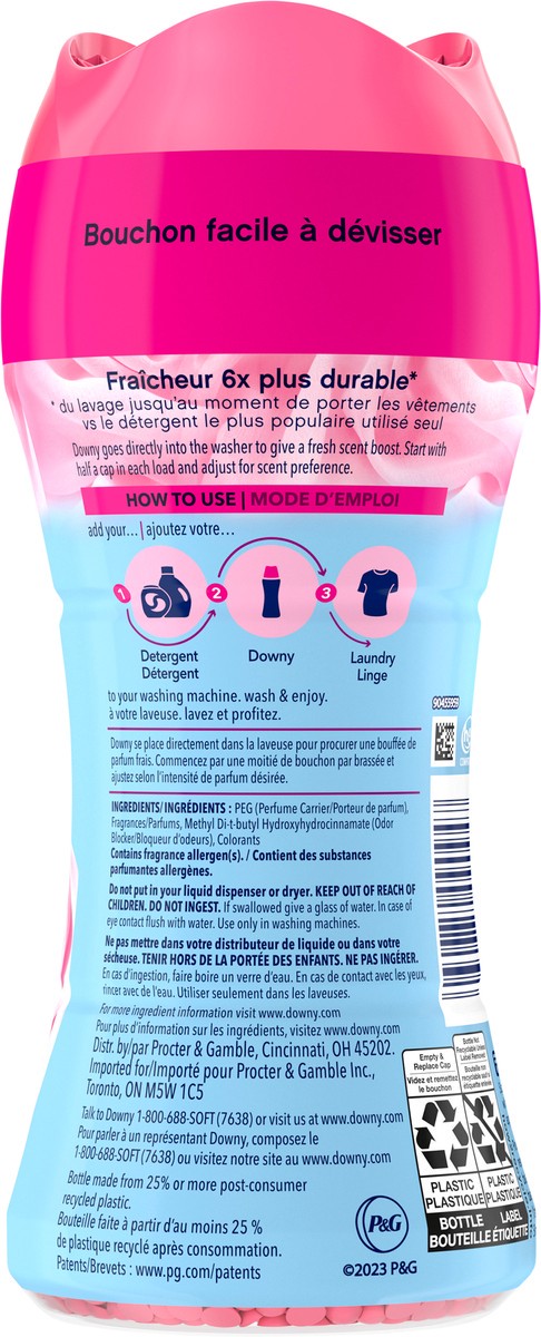 slide 7 of 7, Downy April Fresh In-Wash Laundry Scent Booster Beads, 5.0 oz, laundry scent beads, Long-lasting Freshness, 5 oz