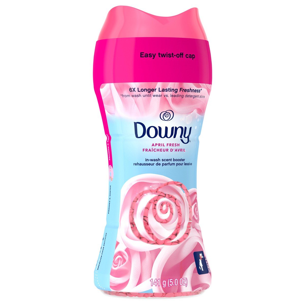 slide 3 of 7, Downy April Fresh In-Wash Laundry Scent Booster Beads, 5.0 oz, laundry scent beads, Long-lasting Freshness, 5 oz