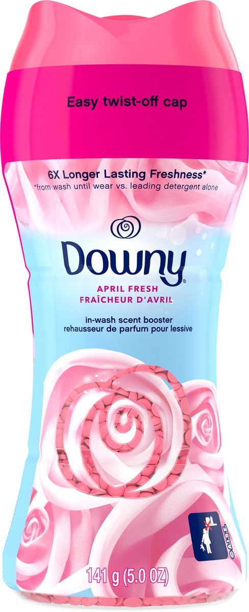 slide 5 of 7, Downy April Fresh In-Wash Laundry Scent Booster Beads, 5.0 oz, laundry scent beads, Long-lasting Freshness, 5 oz