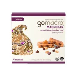 GoMacro Peanut Butter Chocolate Chip MacroBar Multipack - 9.6 oz