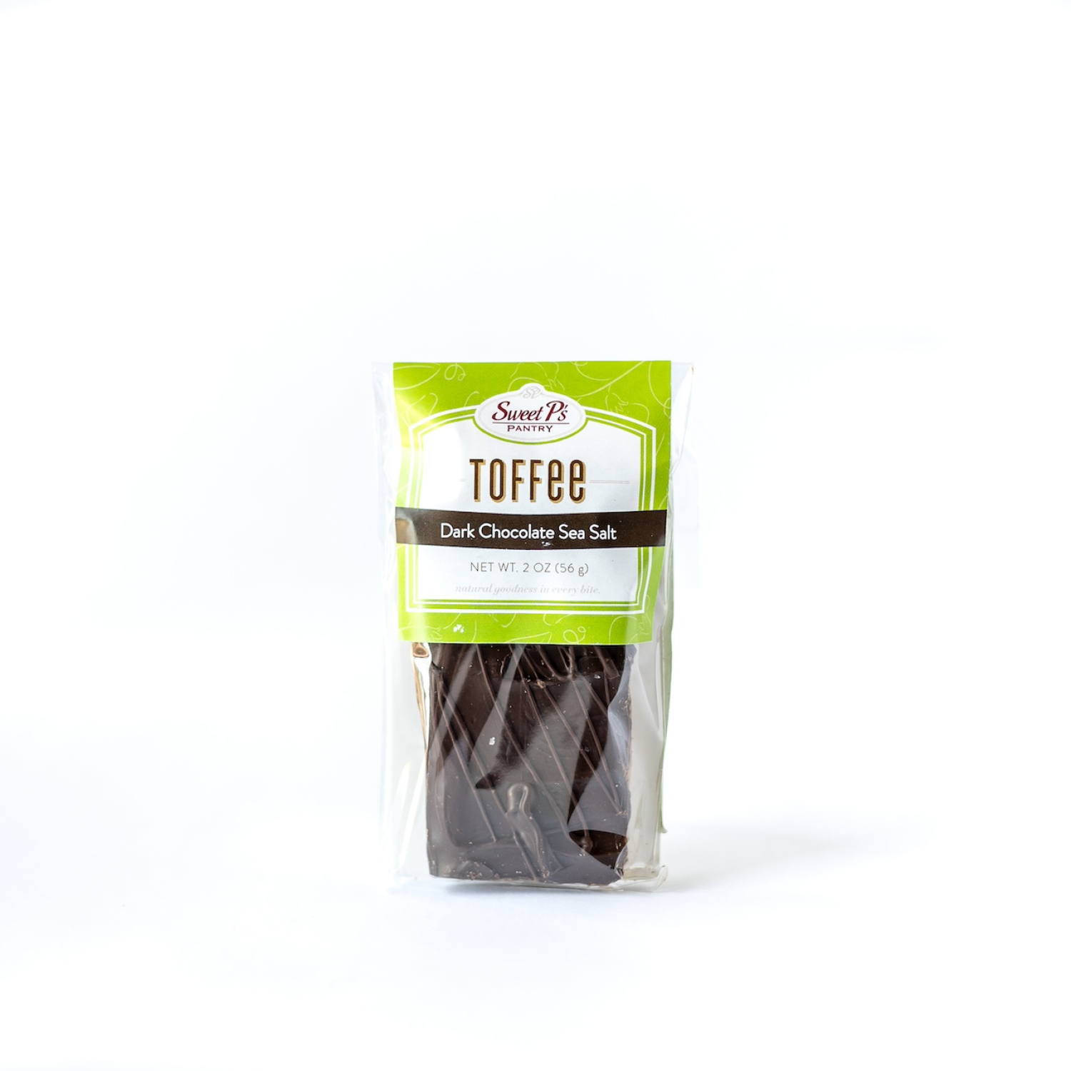 slide 1 of 1, Sweet P's Dark Sea Salt Toffee Bar 2oz, 2 oz