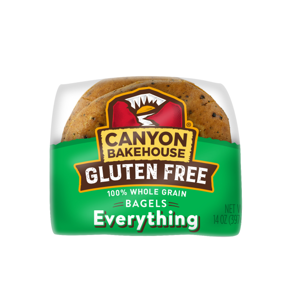slide 4 of 13, Canyon Bakehouse Gluten Free Everything Bagels, 14 oz