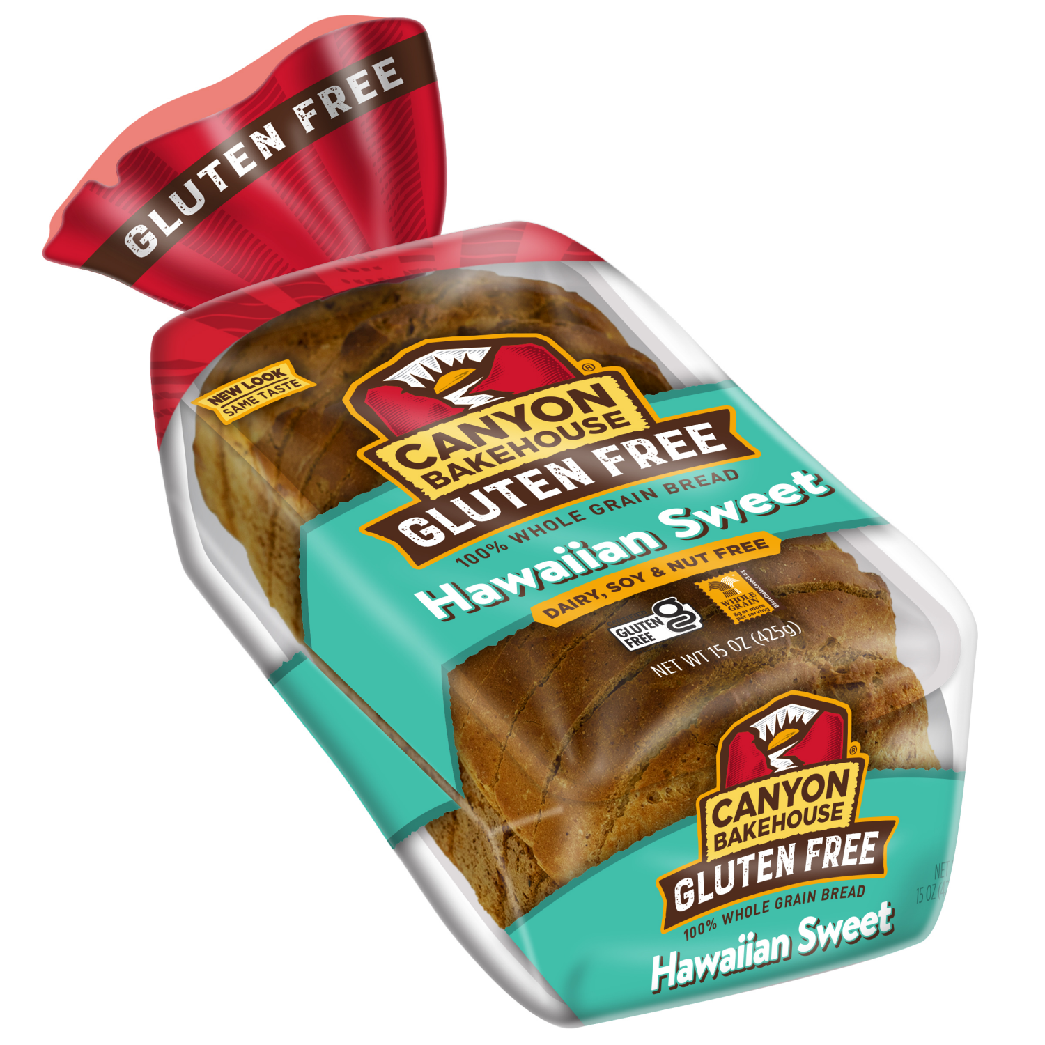 slide 4 of 6, Canyon Bakehouse Hawaiian Sweet Gluten Free Bread, Whole Grain Sandwich Bread, Fresh, 15 oz Loaf, 15 oz
