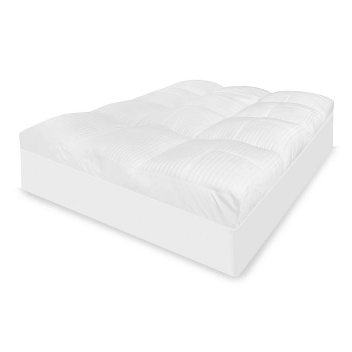 slide 3 of 7, SensorPEDIC Tencel Queen Mattress Topper, 5 in