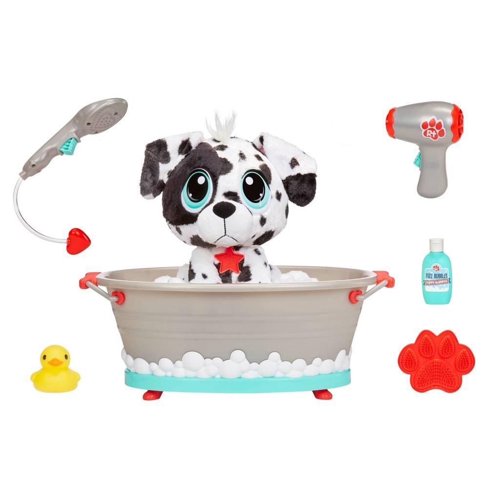 Rescue Tales Scrub 'n Groom Bathtub Toy Dog Playset