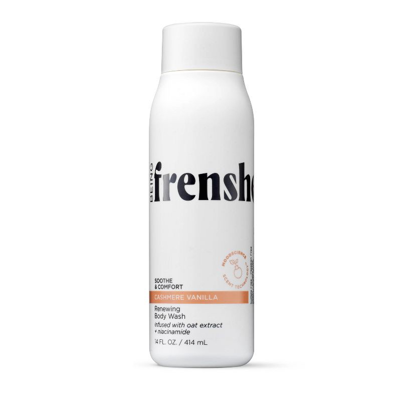 slide 1 of 9, Being Frenshe Renewing and Hydrating Body Wash with Niacinamide - Fresh Cashmere Vanilla - 14 fl oz, 14 fl oz