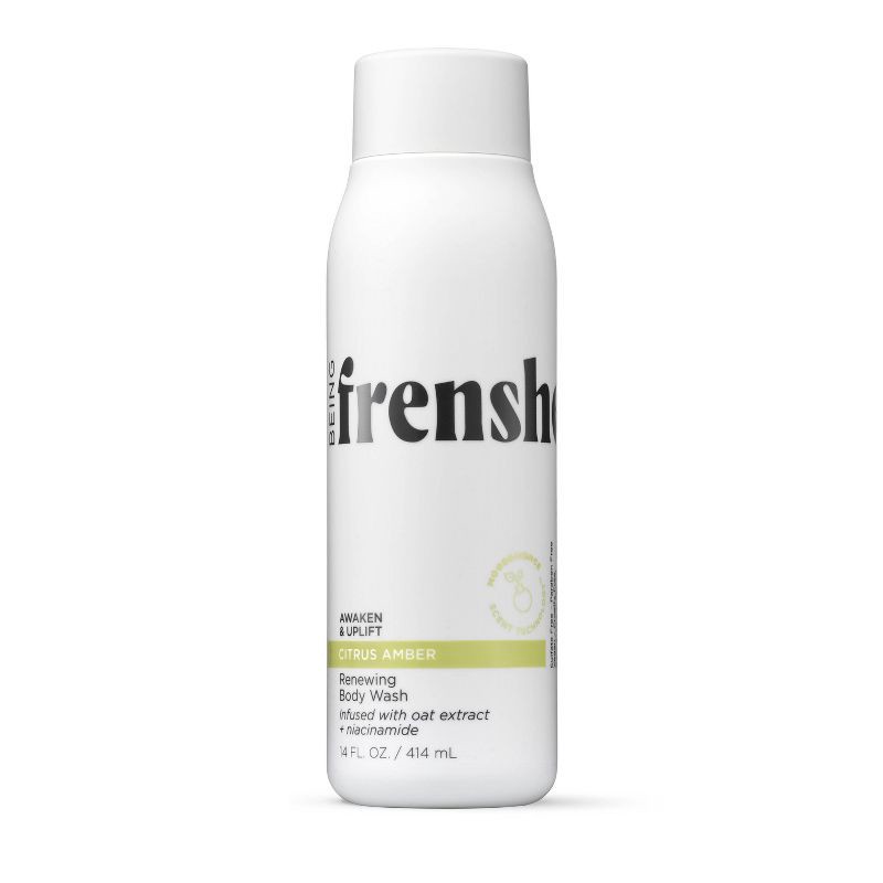 slide 1 of 7, Being Frenshe Renewing and Hydrating Shower Gel Soap with Niacinamide - Floral Citrus Amber - 14 fl oz, 14 fl oz