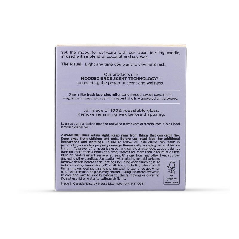 slide 2 of 7, Being Frenshe Reset Candle with Essential Oils to Calm & Relax - Lavender Cloud - 7oz, 7 oz
