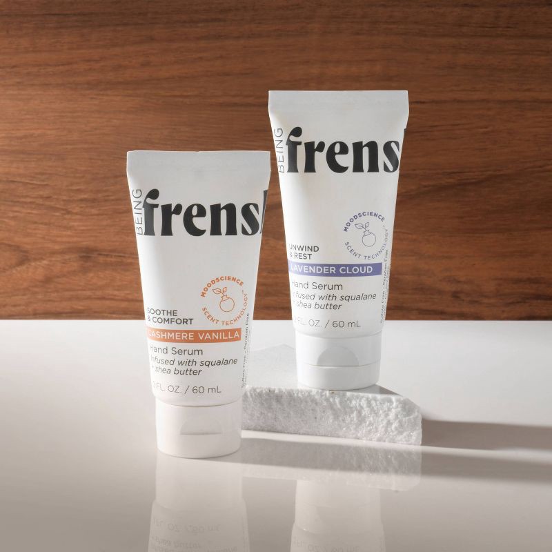 slide 6 of 7, Being Frenshe Hydrating Hand Serum Lotion with Squalane & Shea Butter Cashmere Vanilla Scented - 2 fl oz, 2 fl oz