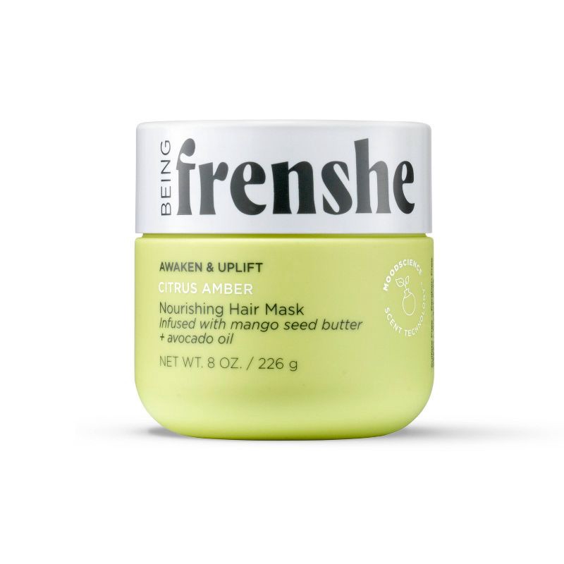 slide 1 of 7, Being Frenshe Nourishing Deep Conditioning Hair Mask for Dry Damaged Hair - Citrus Amber - 8oz, 8 oz