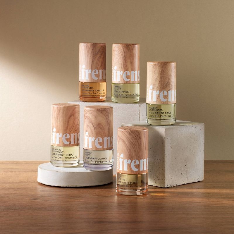slide 7 of 9, Being Frenshe Glow On Roll-On Fragrance with Essential Oils - Fresh Cashmere Vanilla - 0.84 fl oz, 0.84 fl oz
